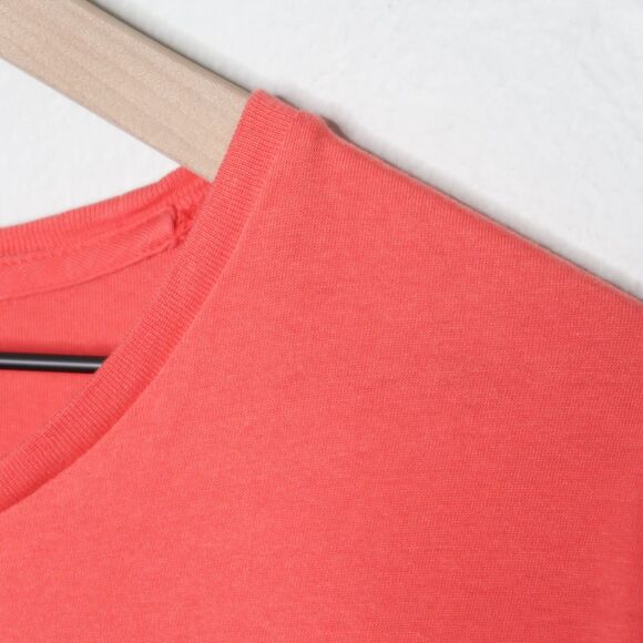 Polo Ralph Lauren Mens T-Shirt XXL Coral Orange Pink Front Pocket Casual - Picture 8 of 9